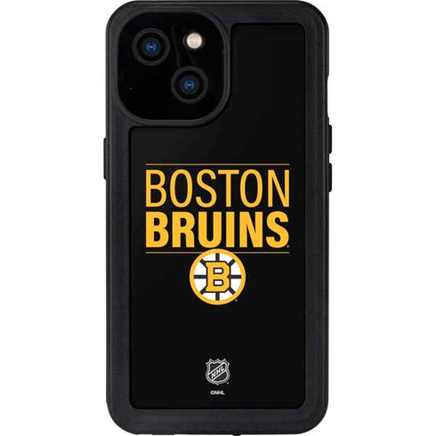 NHL Boston Bruins Lineup iPhone 15 Waterproof Case